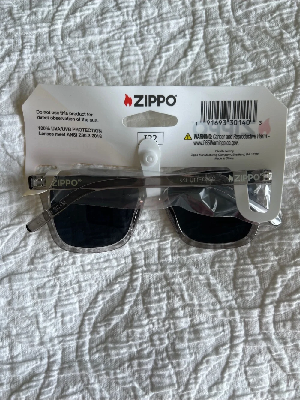 Zippo Classic Sunglasses smoke gray / transparent frames